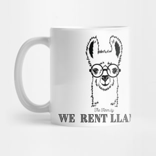 We Rent Llamas Mug